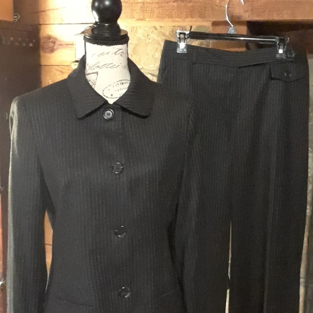 Wool pinstripe suit by Louben - size 8